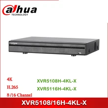 Dahua XVR5108H-4KL-X XVR5116H-4KL-X 8/16 канальный Penta-brid 4K мини 1U Цифровой видеорегистратор поддерживает HDCVI/AHD/TVI/CVBS/IP