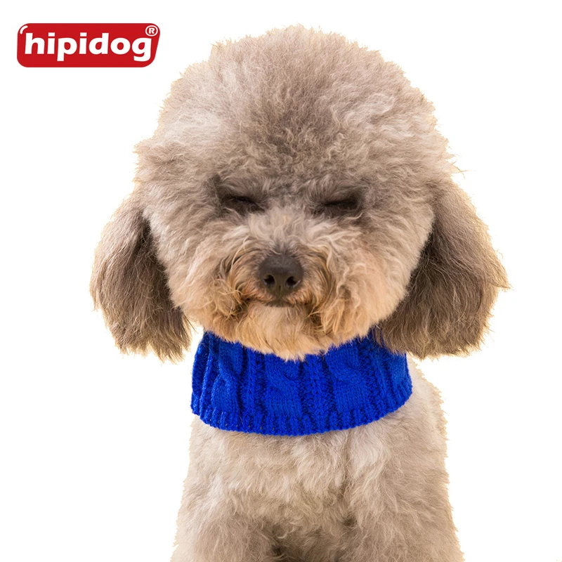 Hipidog Зимний милый собачий щенок галстук бабочка шарф хлопковый утепленный теплый