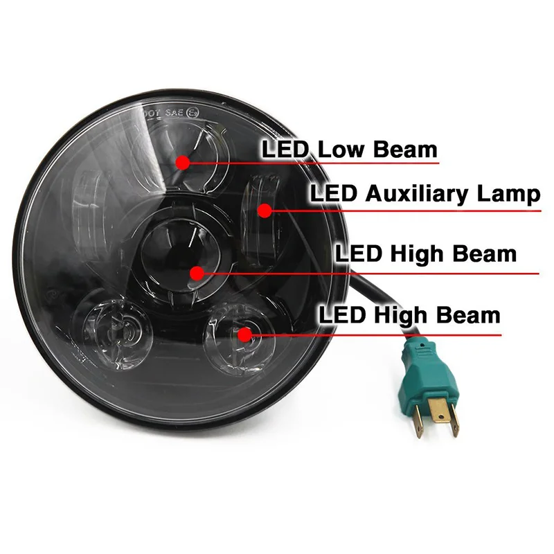 5.75 inch harley led headlight (5)