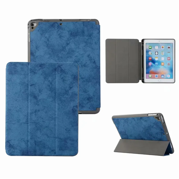 Для Apple iPad Air Air2 9,7 2017 2018 Smart Cover чехол с подставка для ручки Houder мягкие ТПУ анти Klop протектор iPad Air 2 iPad 9,7 Tas