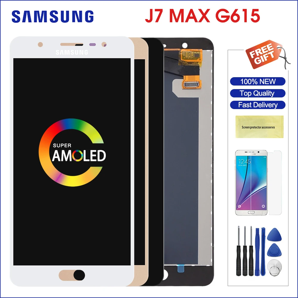 Оригинал пожалуйста для 5 7 &quotSamsung Galaxy J7 Max ЖК дисплей + сенсорная панель