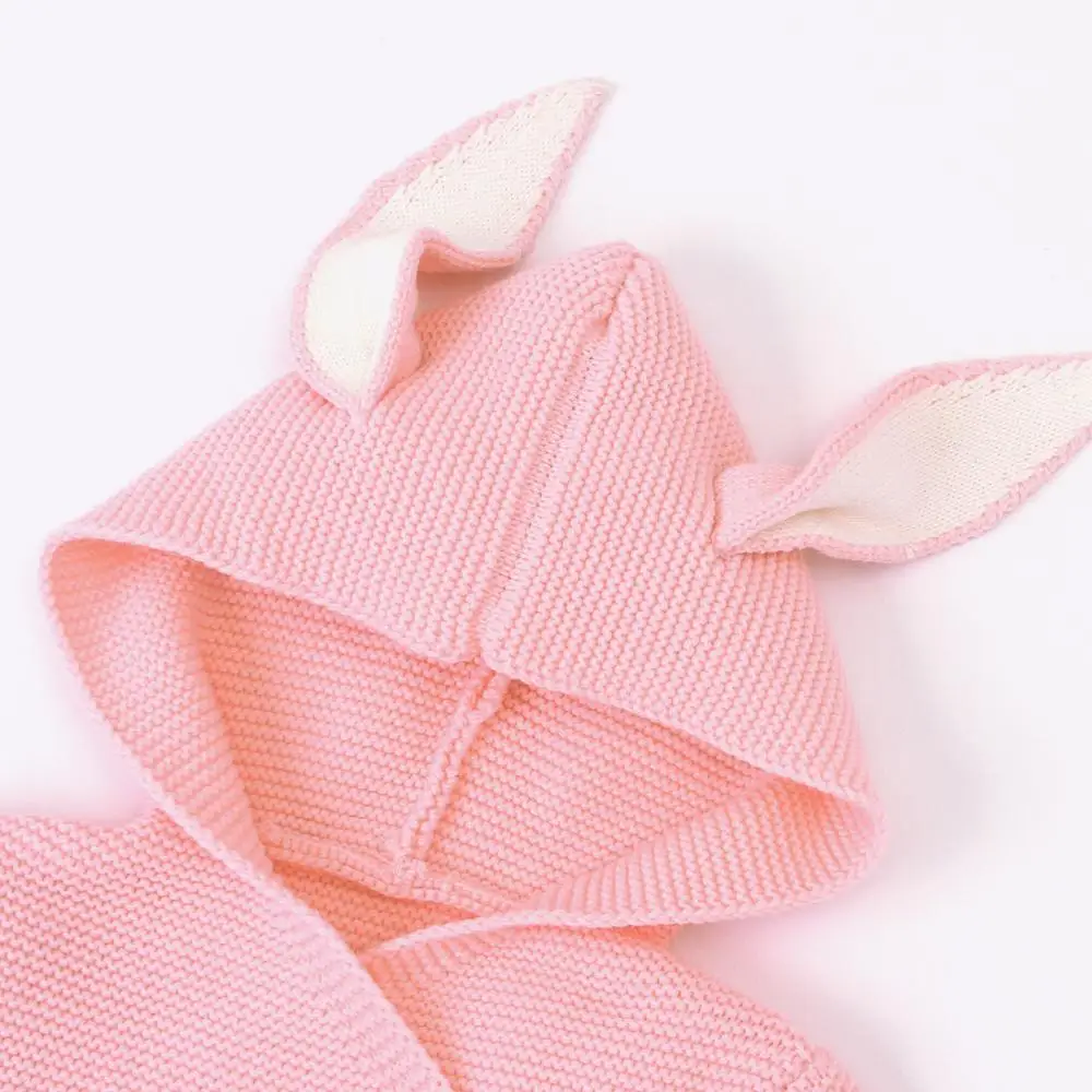 Baby Sleeping Bags Envelope for Newborns Rabbit Knitted Spring Autumn Winter Infant Swaddle Wrap Blanket Kids Stroller Sleepsack