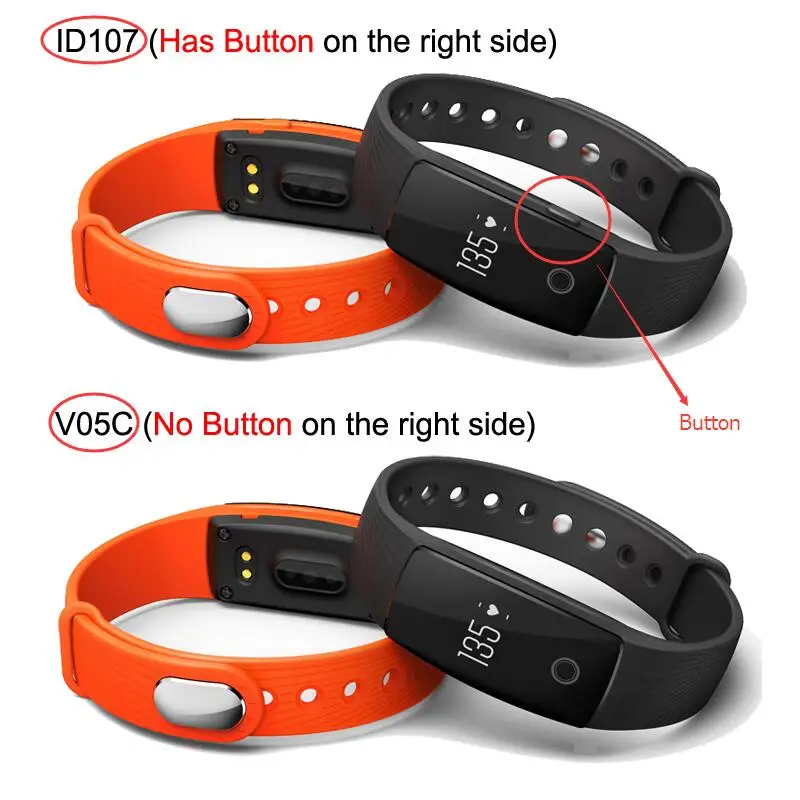 V05C Wristbands Fitness Bracelet Passometer Activity Tracker Fitness Bracelet GPS Android  On Wrist PK ID107 Wristband 2