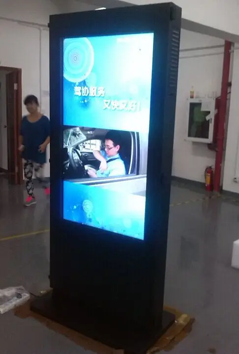 55''65''70''82'' киоск открытый видеоплеер из рекламы/Ourdoor lcd digital signage с ПК Встроенный