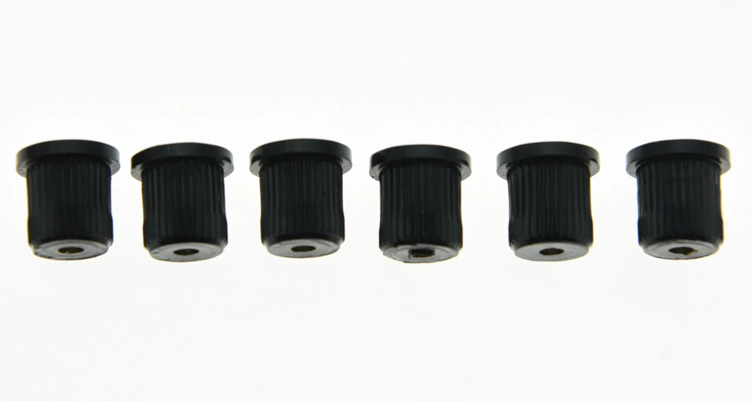 Set of 6 Black String Thru Body 5/16&quot Ferrules fits American TL | Спорт и развлечения