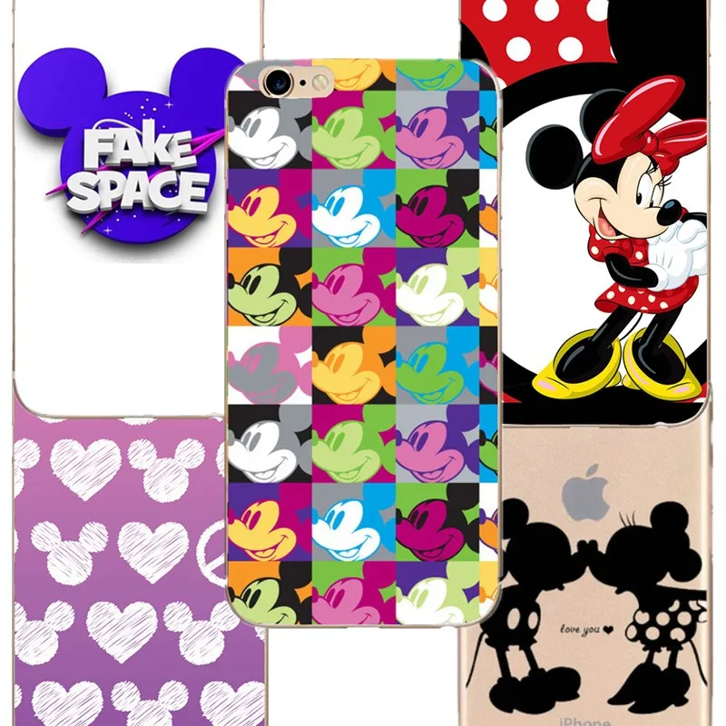 For silicone case iphone 6s 6 7 8 Plus mickey mouse dis minnie Series cases coque fundas phone 5s se 5 Apple |