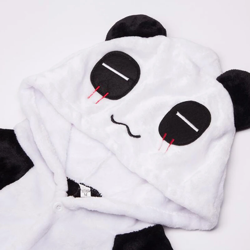 Kid Panda Kigurumi Onesies Child Animal Cosplay Costumes Cute Anime Jumpsuit Set Winter Party Black White Cloth With Shoe Kid Panda Kigurumi Onesies Child Animal Cosplay Costumes Cute Anime Jumpsuit Set Winter Party Black White Cloth With Shoe