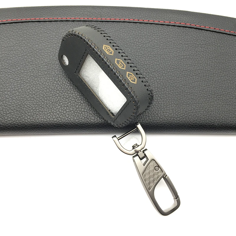 100% кожаный чехол для Starline A91 A61 B9 B6 uncut blade fob складной 3 кнопки автомобильный Флип