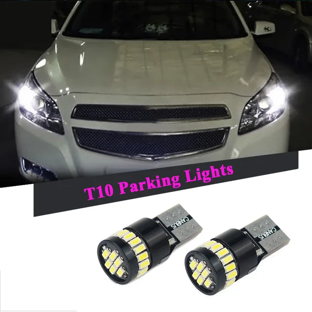 2pcs Canbus T10 W5W 168 194 LED Clearance Parking Lights Bulb For Ford Focus 3 2 1 mondeo mk4