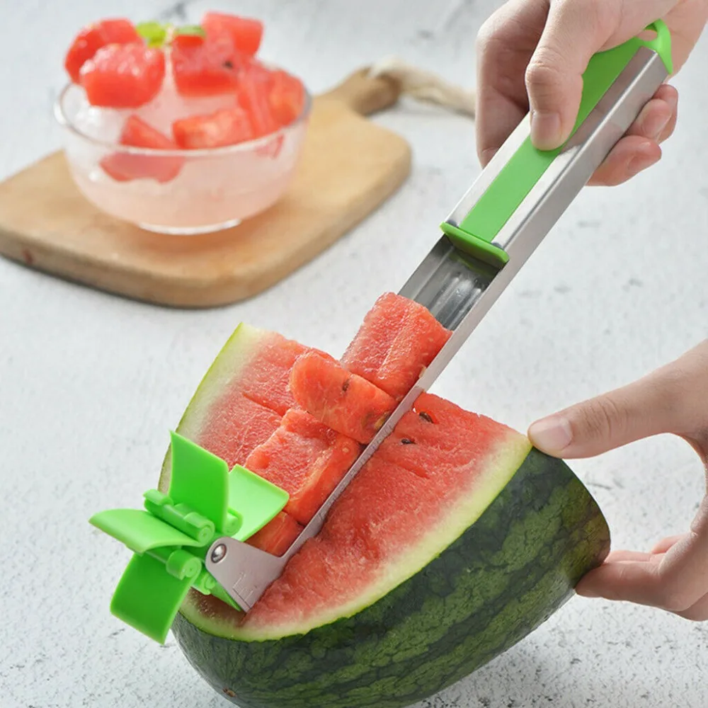 

Watermelon Cutter Windmill Shape Plastic Slicer for Cutting Watermelon Power Save Cutter
