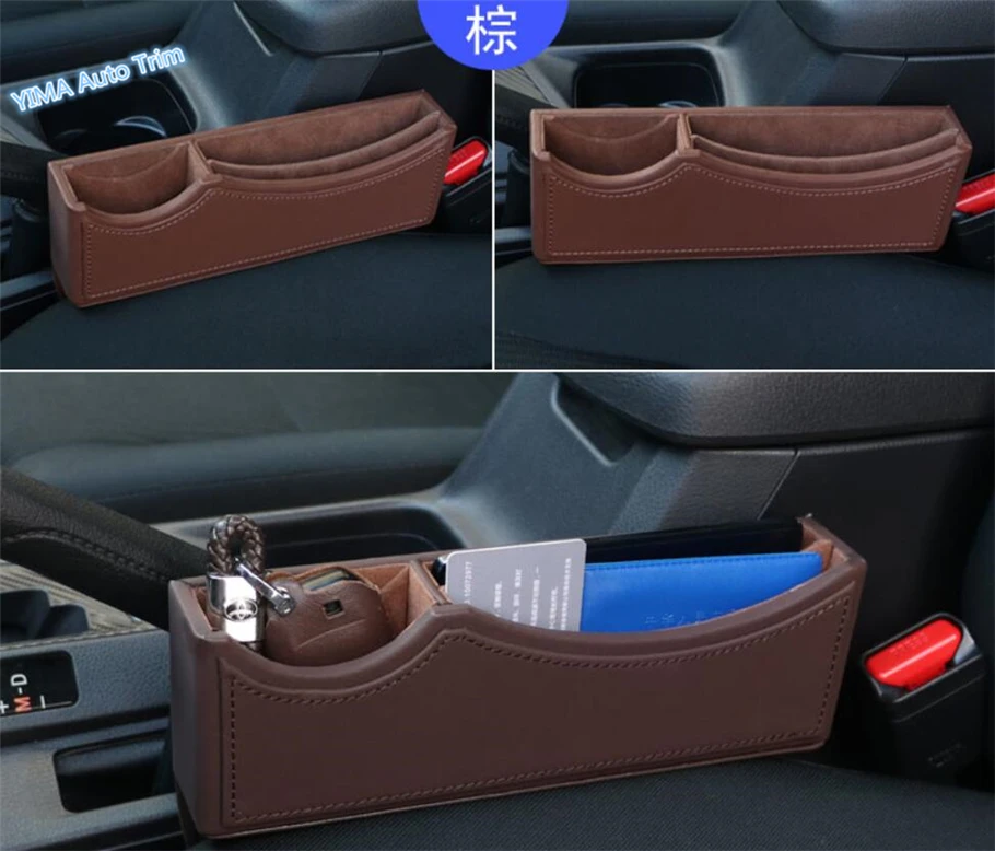 

Lapetus For Nissan Qashqai J11 / X-Trail T32 Rogue / Teana Altima Seat Side Container Storage Multifunction Box Cover Kit 1 Pcs