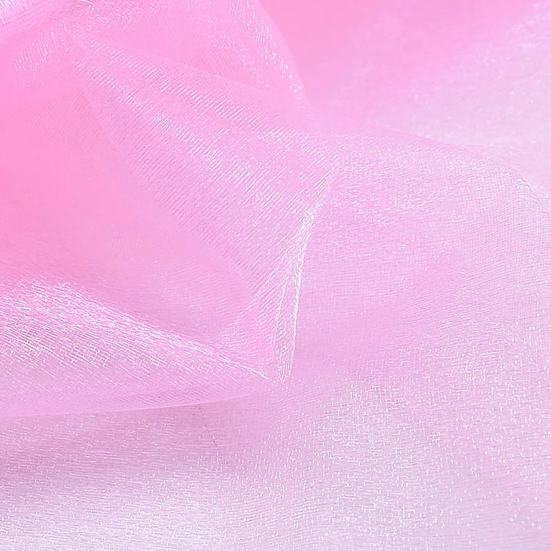 5/10 м 45 см, белый, фиолетовый, розовый, двор с украшением в виде кристаллов Свадебные тюлевые платья прозрачная органза рулон ткани Mariage Пряжа Ленты для свадебных стульев украшения