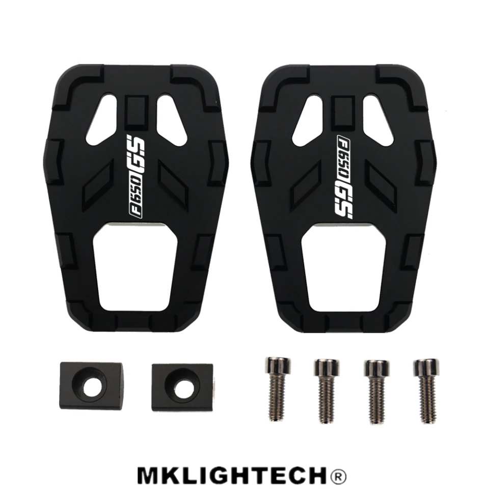 

MKLIGHTECH Motorcycle Accessories FOR BMW F650GS F650 GS All Years CNC Aluminum Alloy Widened Pedals