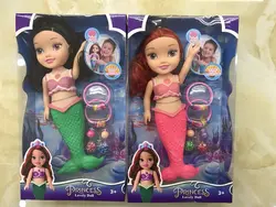 2018 Горячая Новая мода 29 см Русалочка рыбий хвост для принцессы в стиле Ариель кукла, винил игрушка boneca аксессуары кукла для детей девочка