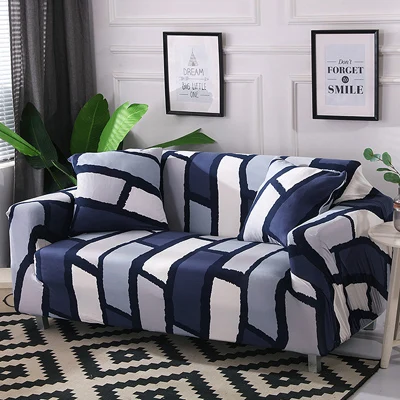 Универсальный Эластичный чехол для дивана плотный чехол все включено Противоскользящий чехол для дивана эластичный диван вытирается полотенцем один/два/три/четыре-местный - Цвет: 4