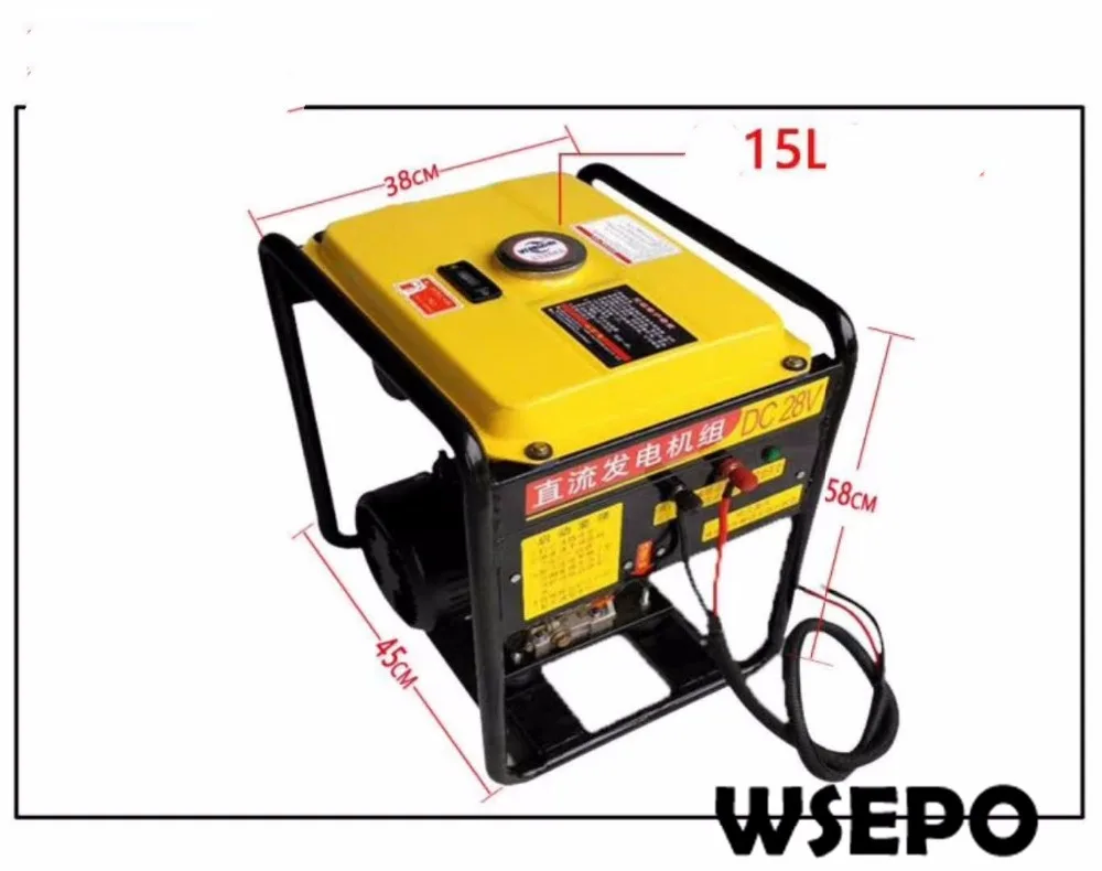 WSE-5KW дизель DC Батарея зарядки генератор применяется для автомобиля/Грузовик кондиционер, 24 В AC генераторная установка с ручным/Estart