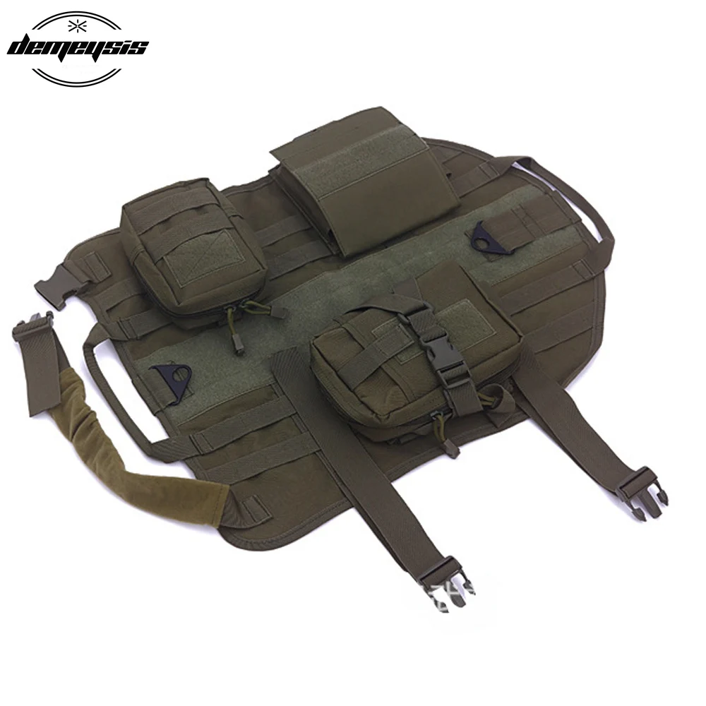 

Tactical Military Pet Vest Hunting K9 Dog Training MOLLE Vest Harness Combat Dog Vest