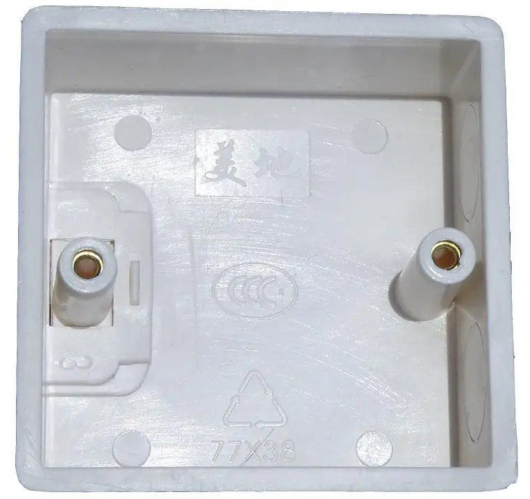 Switch socket panel bottom box 86 square cassette type wall switch