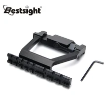 Металлический рельсовый прицел крепление AK47/AK74 Сайга винтовка страйкбол прицел крепление для 20 мм Пикатинни прицел крепление кольца принадлежности для охоты