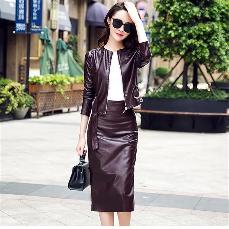 leather jacket office wear