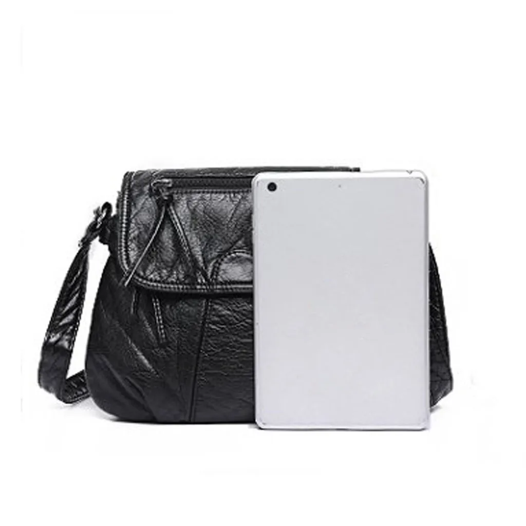 Модная женская сумка-мессенджер, черная сумка-мессенджер, сумка через плечо, Повседневная сумка