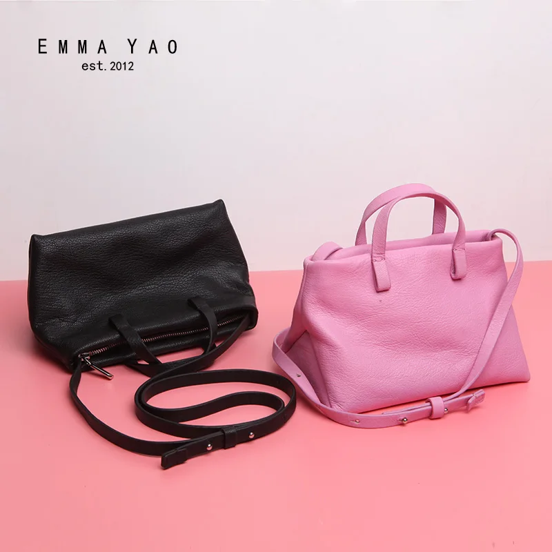

EMMA YAO women bag designer women sheepskin shoulder bags famous brand crossbody bag