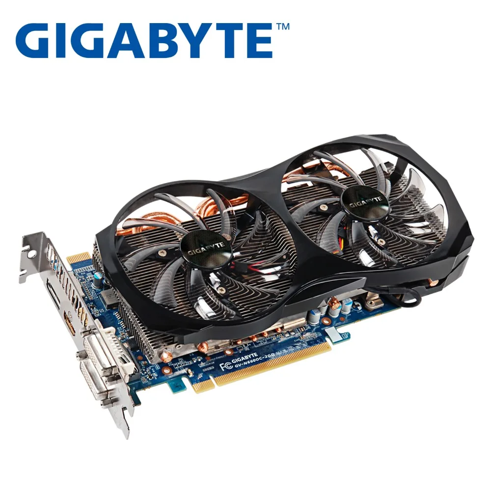 Видеокарта GIGABYTE GTX660 2GB 192Bit GDDR5, видеокарты для nVIDIA Geforce GTX 660, используемые карты VGA, прочнее, чем GTX 750 Ti