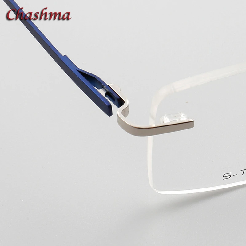 Chashma, дизайнерские очки, оптические, по рецепту, титановая оправа для мужчин, без оправы, светильник, для очков, шарнир, качественная оправа для очков, для мужчин