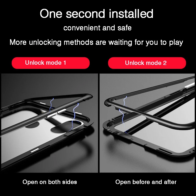 Горячая 360 Магнитная Адсорбция чехол для iPhone X/XS/XR/XMAX закаленное стекло с магнитом крышка и оболочка