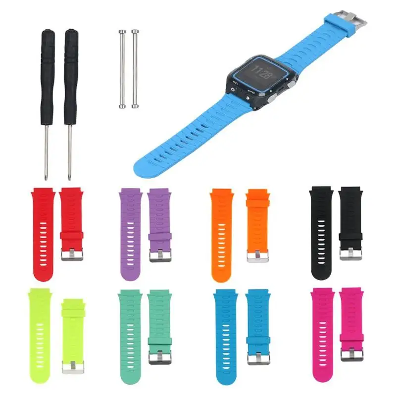 

Colorful Silicone Wrist Strap Band for Garmin Forerunner 920XT Strap with Original Srews+Utility Knife Smart Watch Wristband