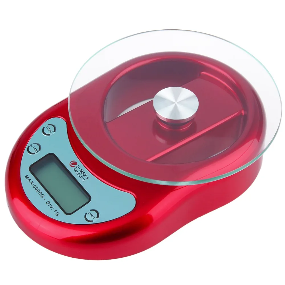 

YHX Digital Kitchen Scale Diet Food Postal 5kg/1g Weight with Countdown-Alarm