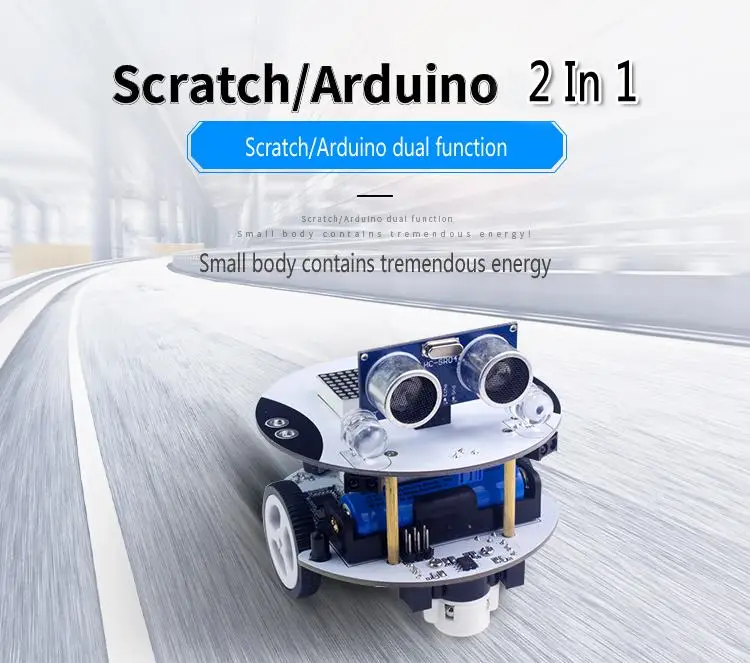 Xiao R DIY Qbot scrich 2 в 1 приложение управление Программирование робот автомобильный набор Inteligent RC робот модели игрушек для детей