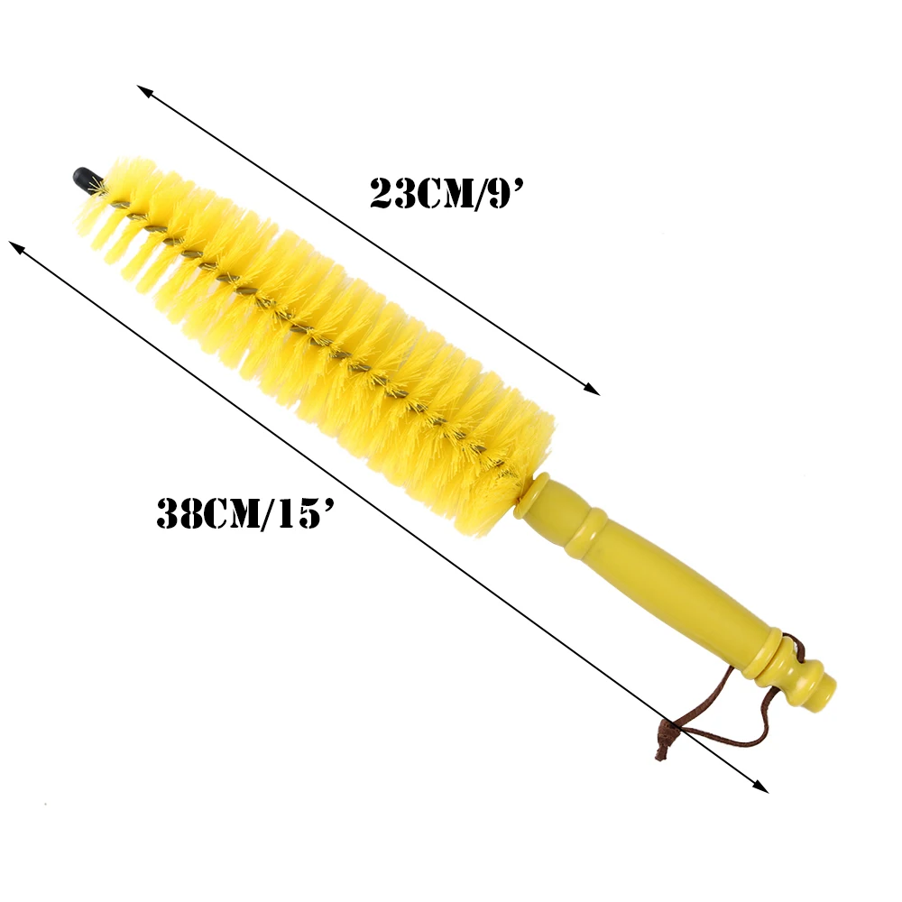 Универсальный желтый обод колеса шины концентратор длинная щетка Скраб очиститель моющий инструмент для Audi Ford Chevrolet hyundai Mercedes