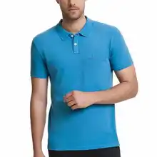 Javier Larrainzar рубашка поло с рукавами синего цвета, Мужская футболка Corta, Мужская Удобная брендовая футболка Linnen JL0000288