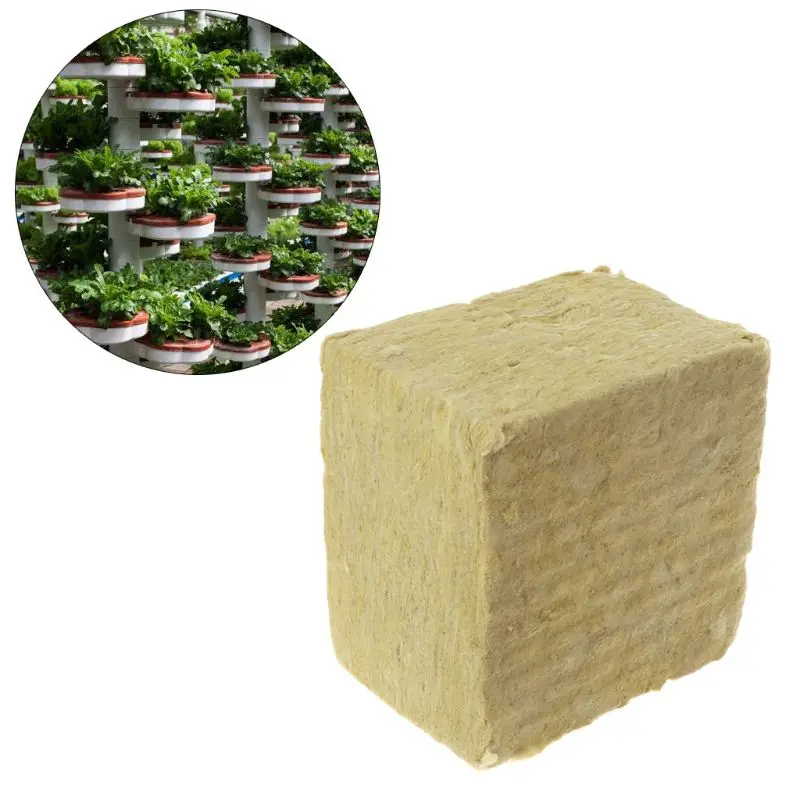 Rockwool кубики гидропоники для выращивания носителя Бесконтактное культивирование