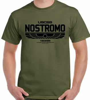 

Nostromo 180286 - Mens T-Shirt Alien Film Movie USCSS Weyland-Yutani Sci-fi
