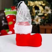 Рождественские украшения детские подарки ботинок для конфет подарочная коробка украшения Санта-Клауса