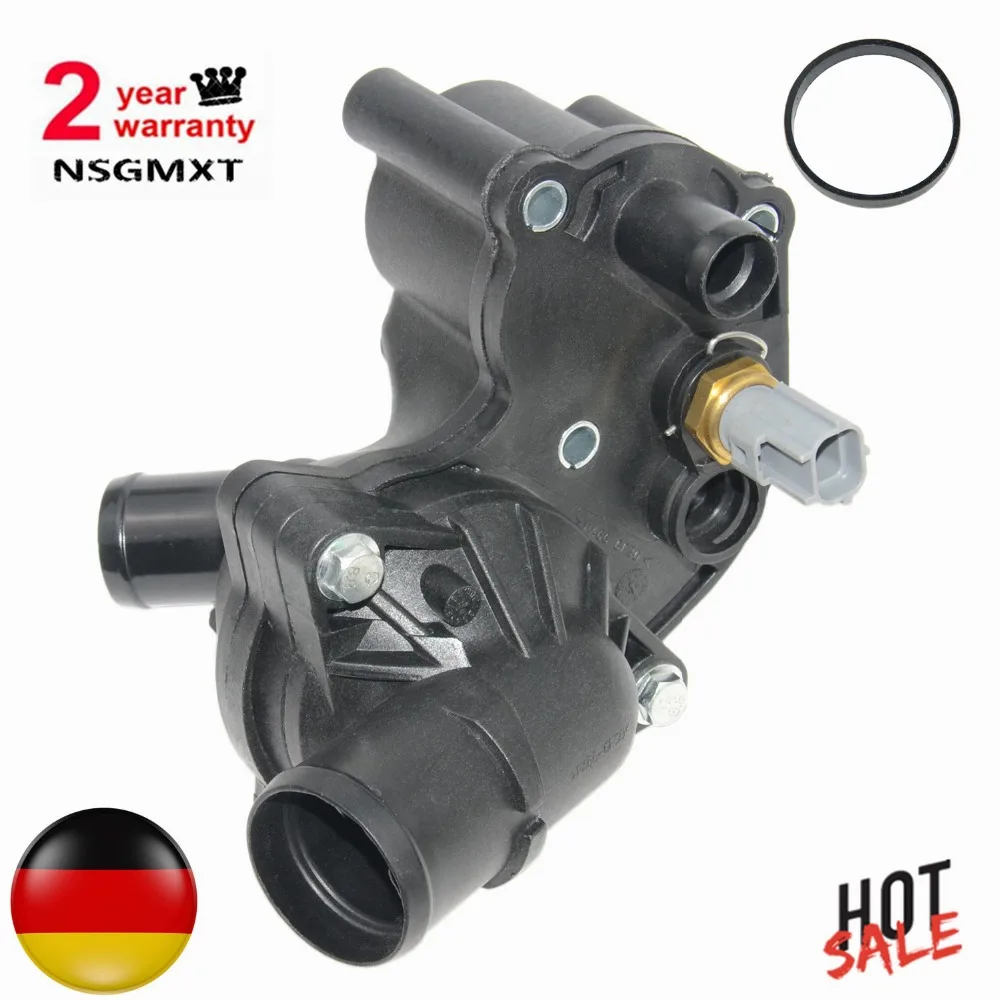 2L2Z8592AA 2L2Z8592BA New Thermostat Housing+Sensor For Mercury