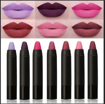 

Free private label wholesale but must meet requirement see our policy long lasting Matte Lipstick Lips Color Cosmetics