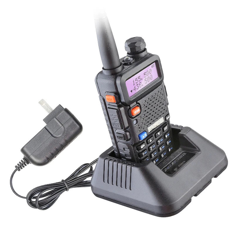 Baofeng UV-5R Walkie Talkie Корабль из Москвой двухдиапазонный VHF UHF двухстороннее радио UV 5R Ham приемопередатчик CB радио UV5R охотничье радио