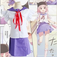 Anime japonés Escuela-Live! Takeya Yuki Cosplay Traje de Marinero Uniforme Escolar Más Reciente (Top + Falda + Sombrero + Cinta)