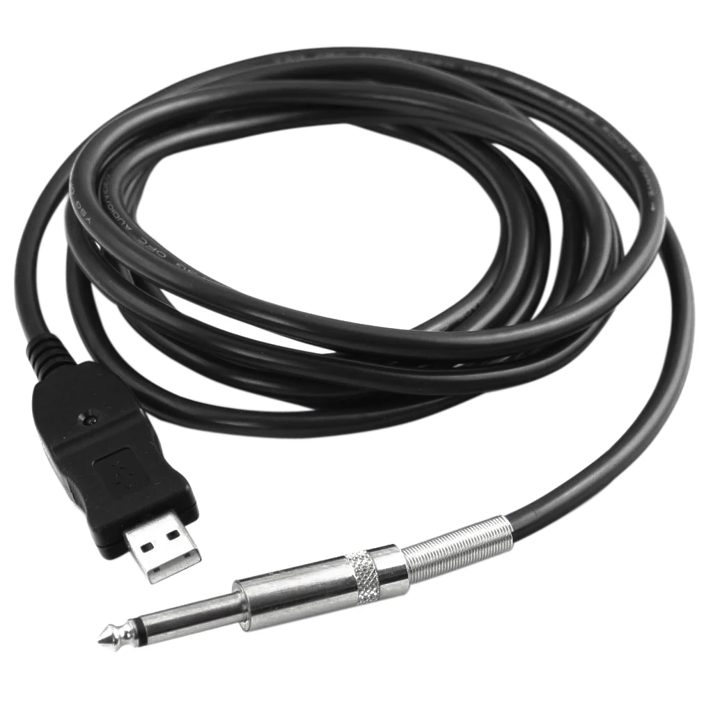 Guitar based USB Link cable instrument PC Recording 3Min Computer