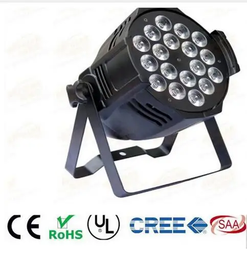 

Aluminum shell 18x12W RGBW Led Par Light DMX Stage Lights Bars, discos, for all occasions