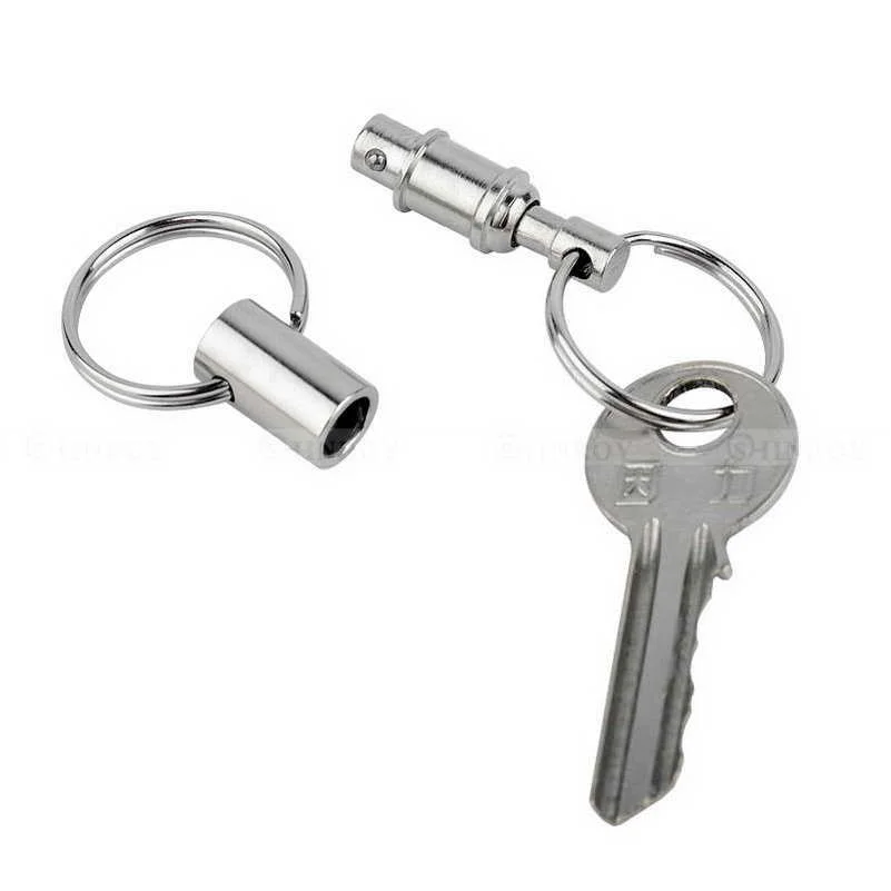 Quick Release Key Chain Pull Apart Key Removable Handy Keyring