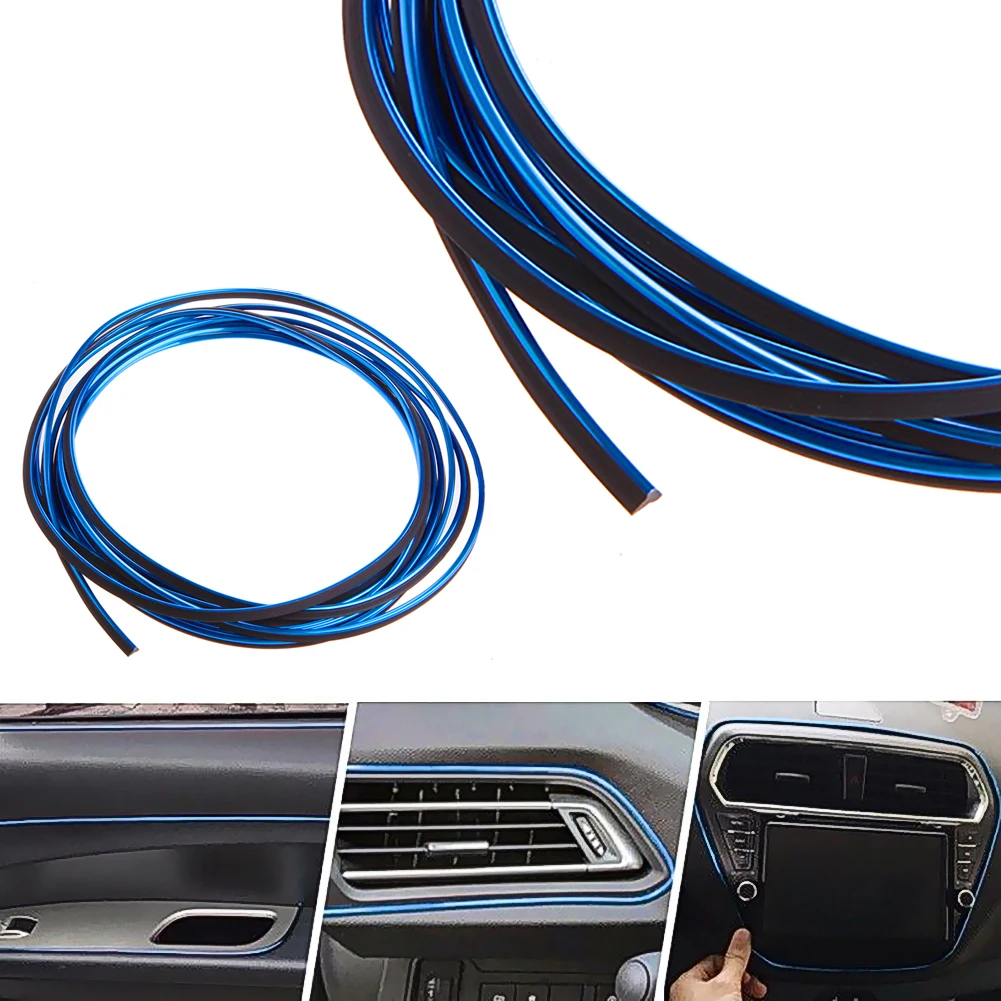 

Universal 5M Car Grille Interior Exterior Mouldings Trim Decorative Strip Line