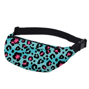 

Colorful 3D Print Waist Bags Women Girls Fanny Packs Hip Belt Bags Money Travelling Mountaineering Mobile Phone Bag Waist Packs