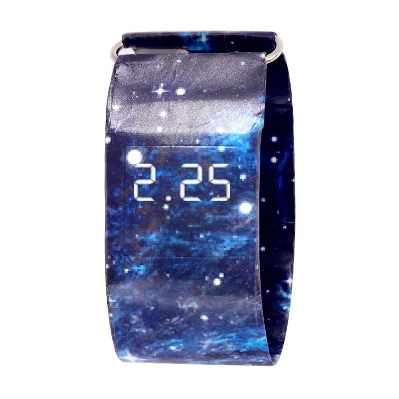 

Sport Creative Paper Watch Men Watches LED Clock Male Paper Strap Digital Watch Hours Wrist Clock Gift For Boys relogio digital