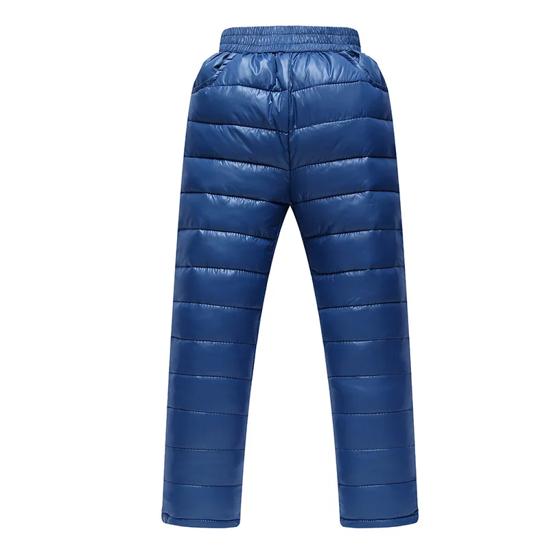 Goedkoop Winter kinderen Katoen Beneden Broek Warme Kleding 2018 Jongens Meisjes Hoge Taille Verdikking Broek voor Kids 6 7 8 9 10 11 12 jaar
