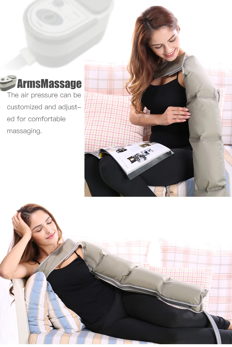 Air Wave Pressure Massager Continuous Compression Circulator Leg Arm Waist Leg Massageing Machine Muscles Relaxed Recovery Devic (16)