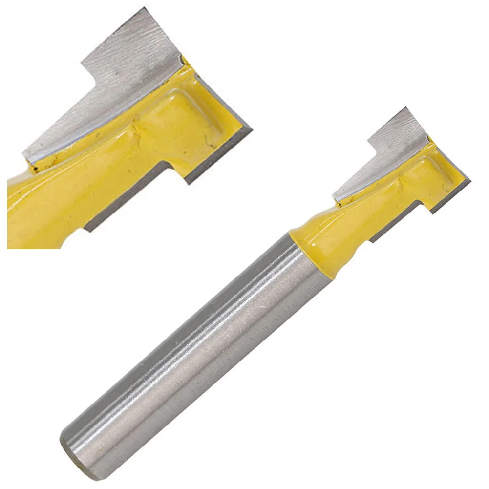 1/4Inch Shank Yellow T Slot Lock Hole Router Bit Woodwork Cutter Router